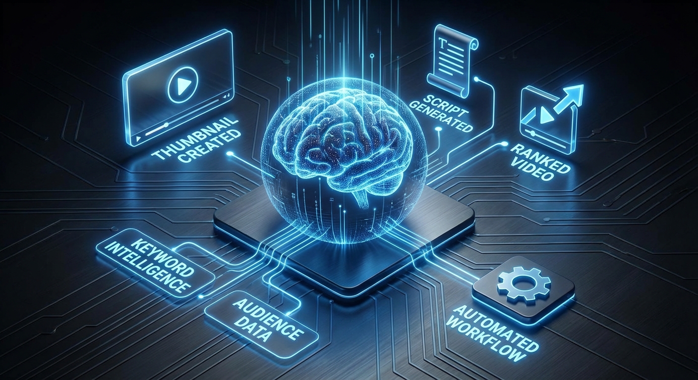 تولید محتوا با هوش مصنوعی یوتیوب: راهنمای رشد ارگانیک و سئو در ۲۰۲۵