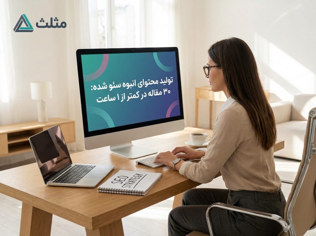 تولید محتوای انبوه سئو شده؛ ۳۰ مقاله در کمتر از ۱ ساعت