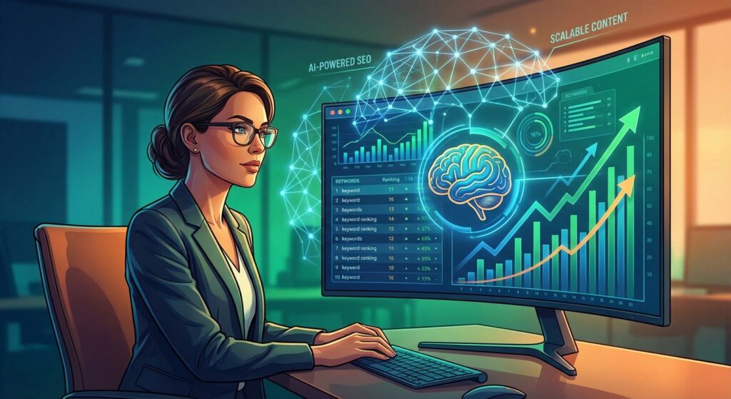 دوره های تولید محتوا با هوش مصنوعی در ۲۰۲۵: راهنمای جامع سئو و اتوماسیون رشد