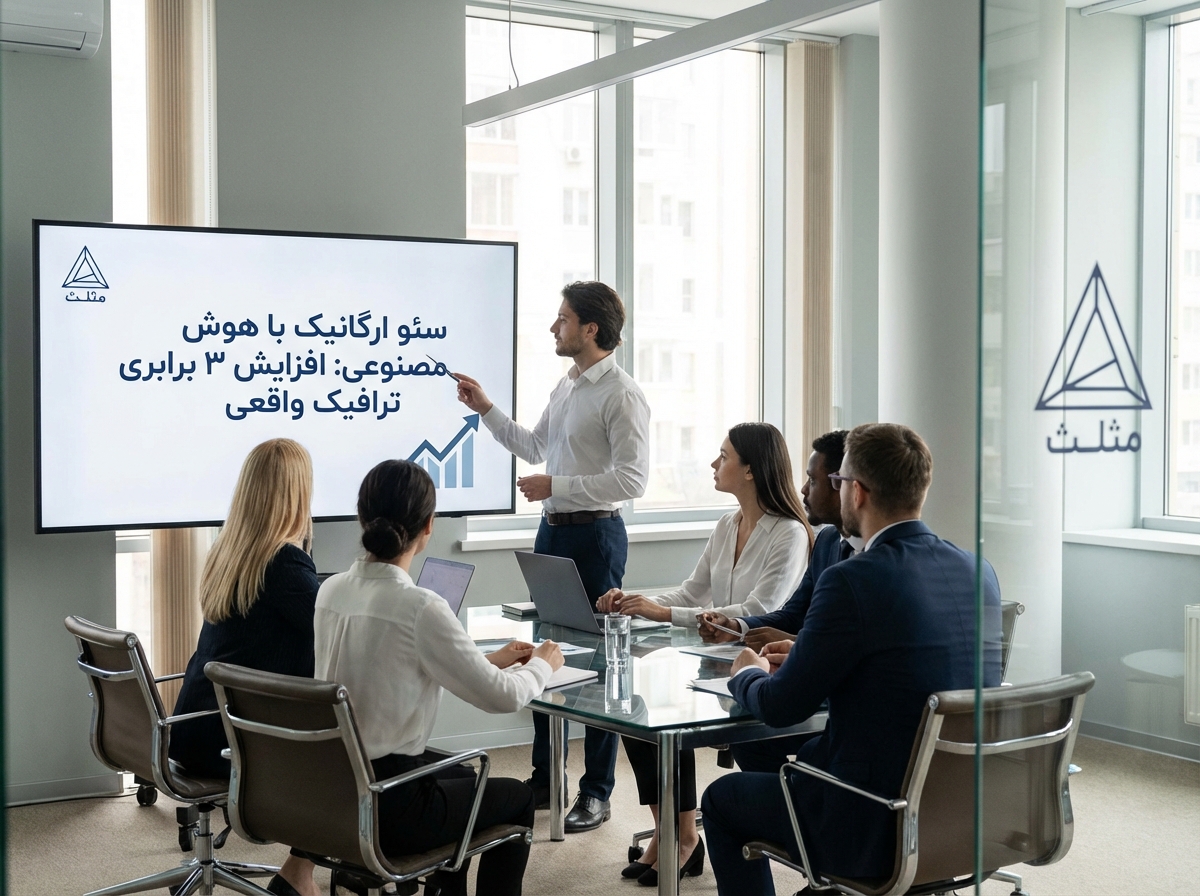 سئو ارگانیک با هوش مصنوعی: افزایش ۳ برابری ترافیک واقعی